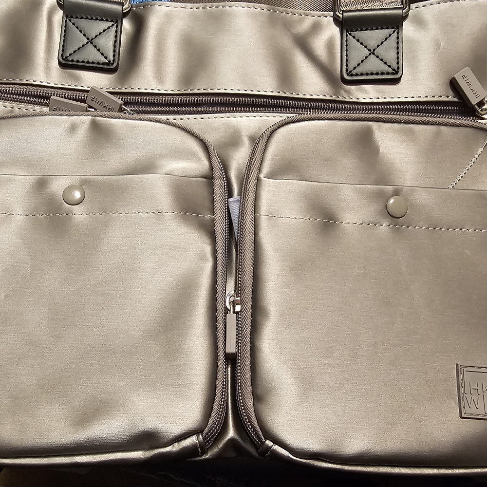 IHKWIP Cargo Catchall Tote Crossbody Straps Metallic Bag - Picture 7 of 16